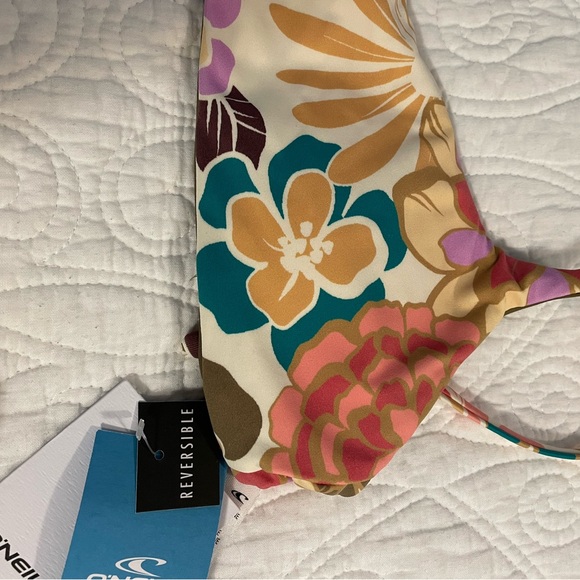 O’Neill MEADOW FLORAL Surfside Reversible Bralette Bikini size Small - Picture 11 of 12